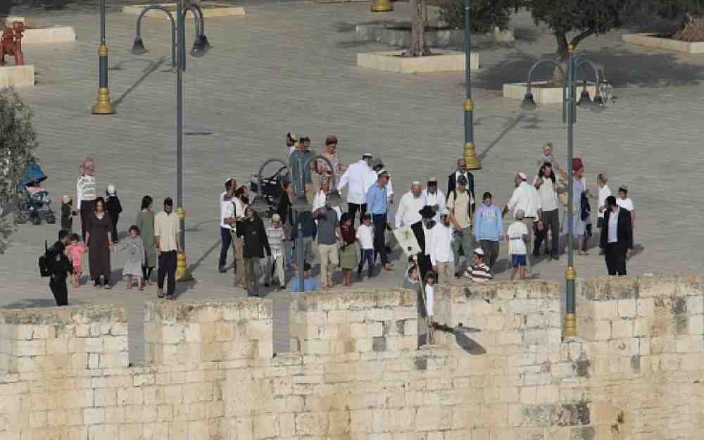 مستوطنون يقتحمون المسجد الأقصى