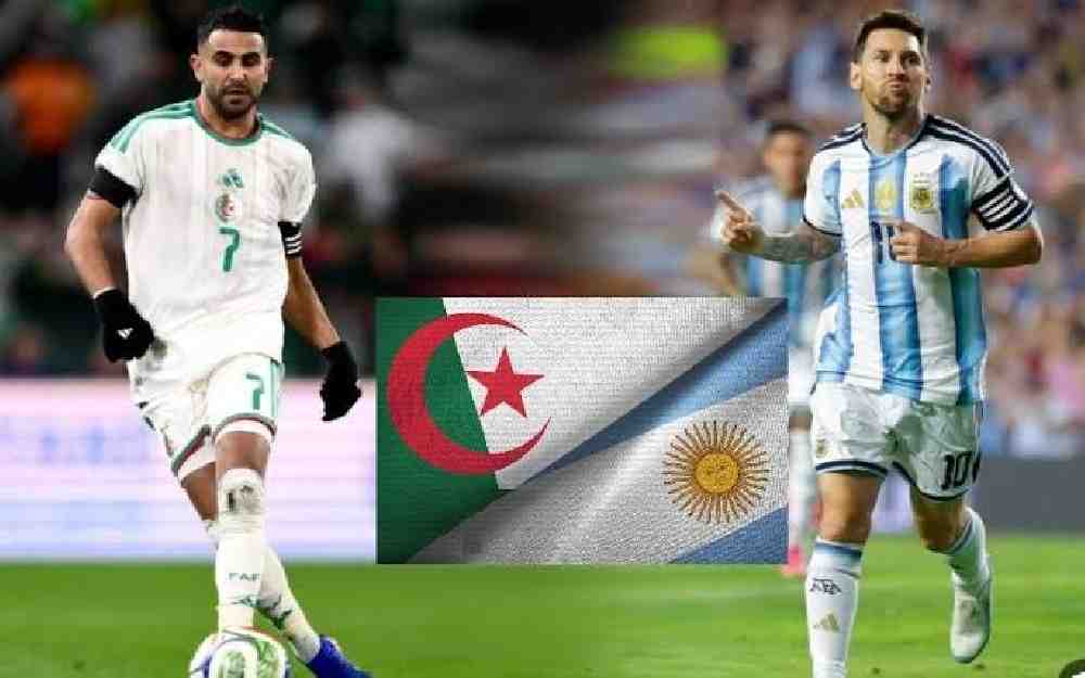 مباراة الجزائر ضد الأرجنتين