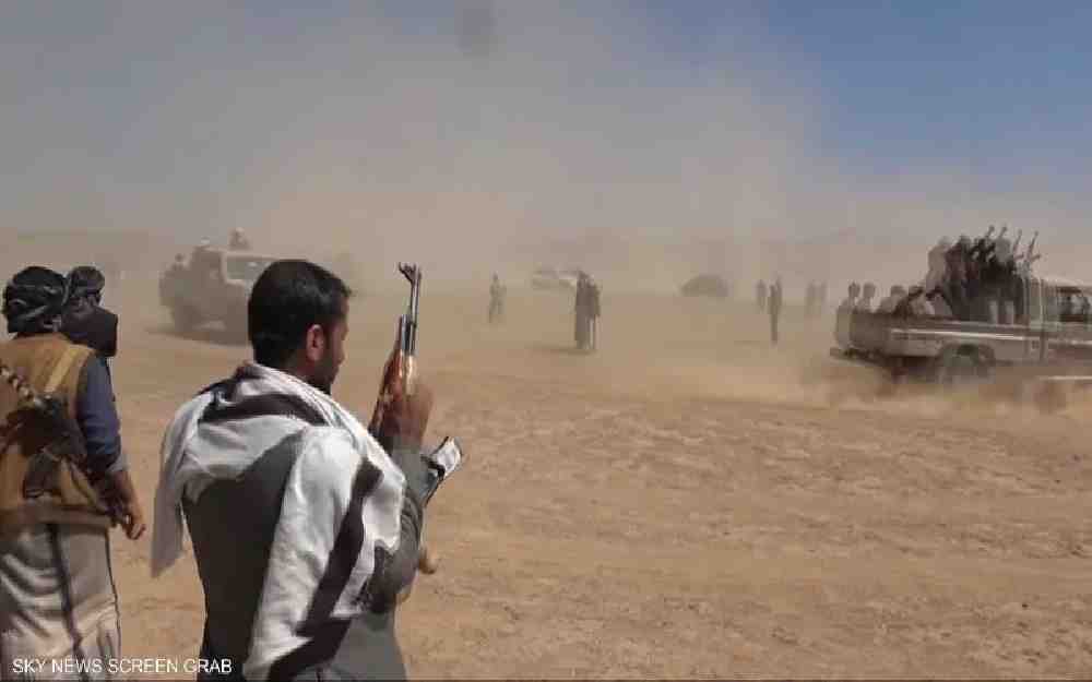 استهداف الحوثيين في تعز